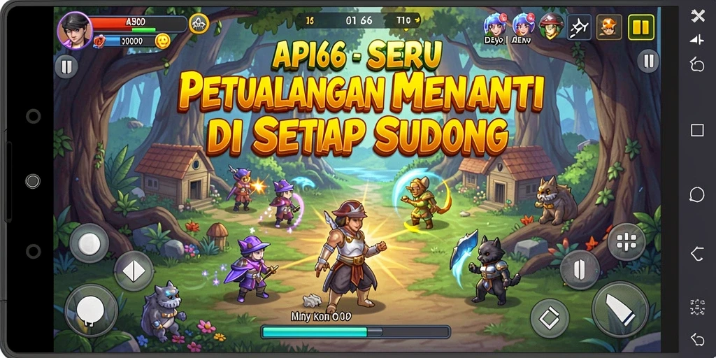 Tangkapan layar gameplay API66 menunjukkan aksi mendebarkan saat menjelajahi dunia petualangan.