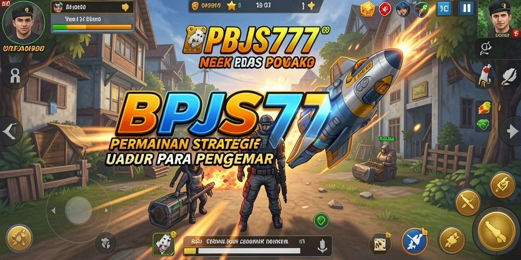 Tangkapan layar utama dari gameplay BPJS777 yang menunjukkan pertempuran strategi.