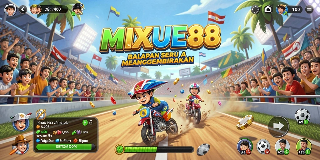 Gameplay seru balapan yang menegangkan di MIXUE88.