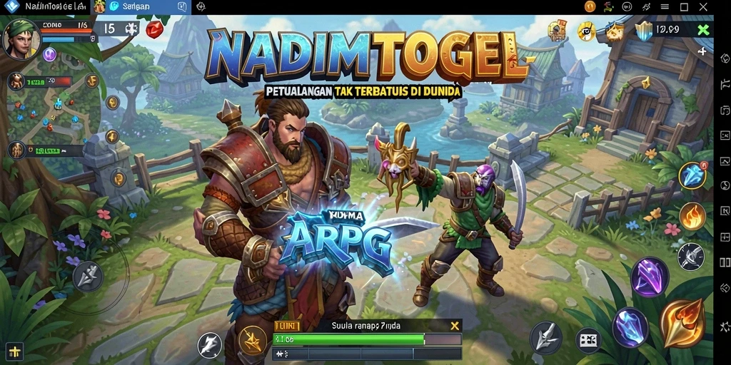 Tampilan gameplay NADIMTOGEL yang mendebarkan di dunia ARPG.
