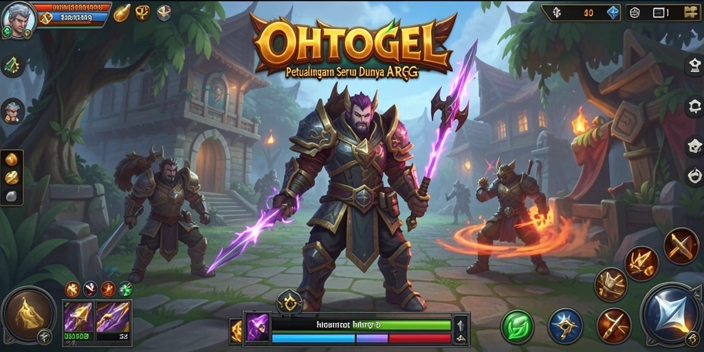Tampilan gameplay seru OHTOGEL dengan aksi ARPG yang mendebarkan.