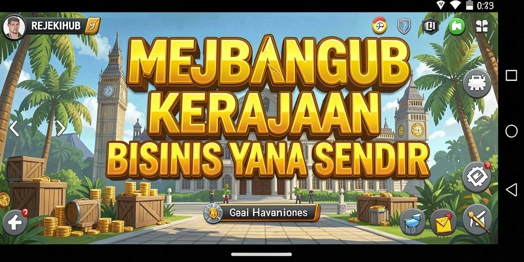 Tampilan gameplay Tycoon yang menarik dan interaktif.
