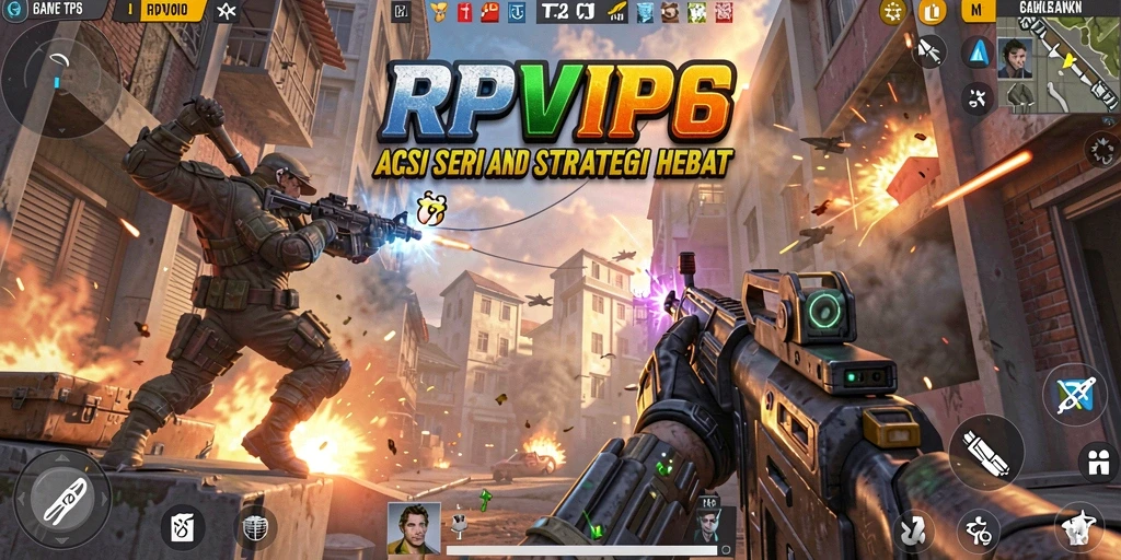 Gameplay seru dan mendebarkan dalam RPVIP6, game TPS yang menantang.