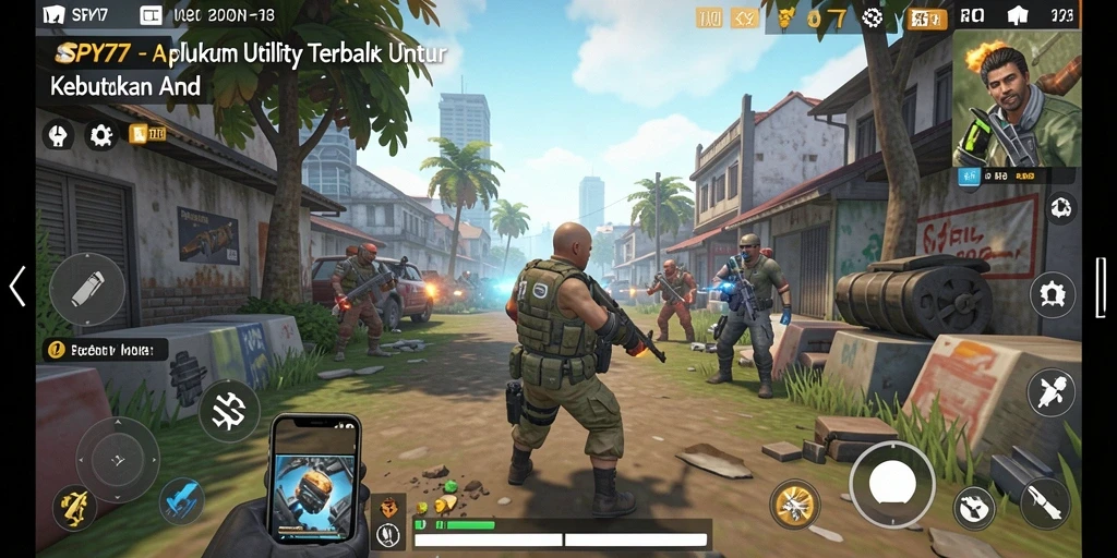 Tampilan antarmuka SPY77 yang modern dan fungsional.