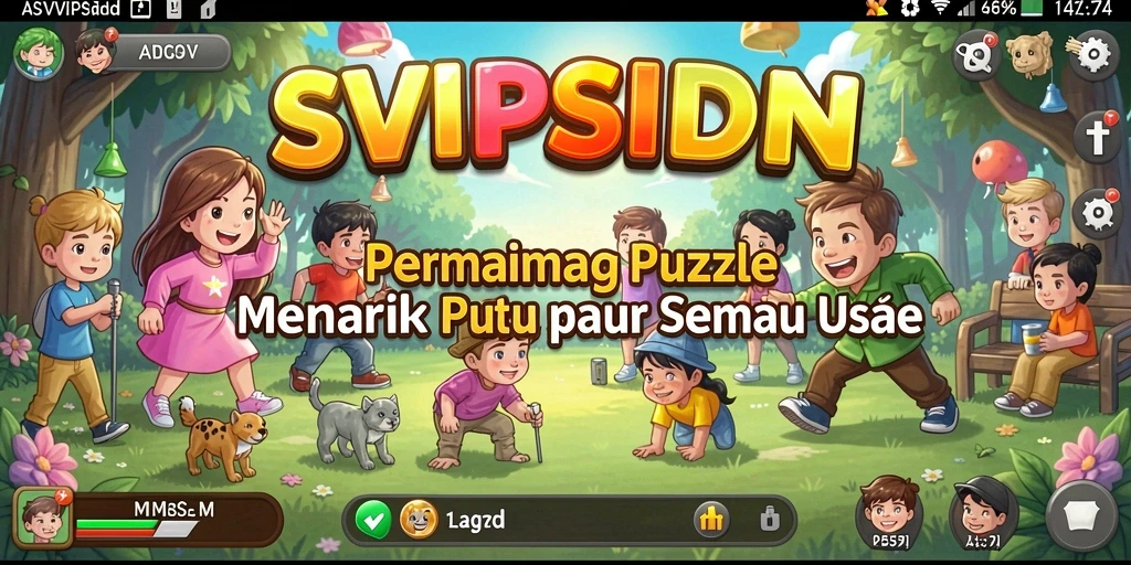 Tangkapan layar gameplay SVIPSIDN dengan teka-teki menantang.