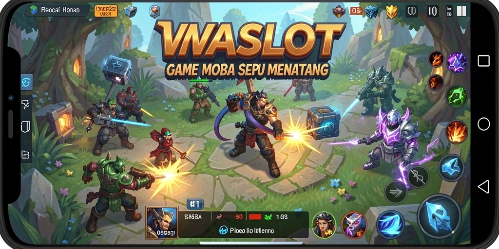 Screenshot utama <strong>WASLOT</strong> menampilkan aksi seru dan pertarungan strategis.